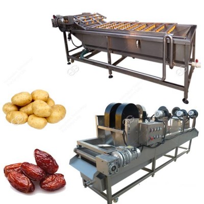 Best Feedback Excellent Services Potato Brush Cleaning Machinery Dates Bubble Washing Machine Fruit And Vegetable Washer Dryer